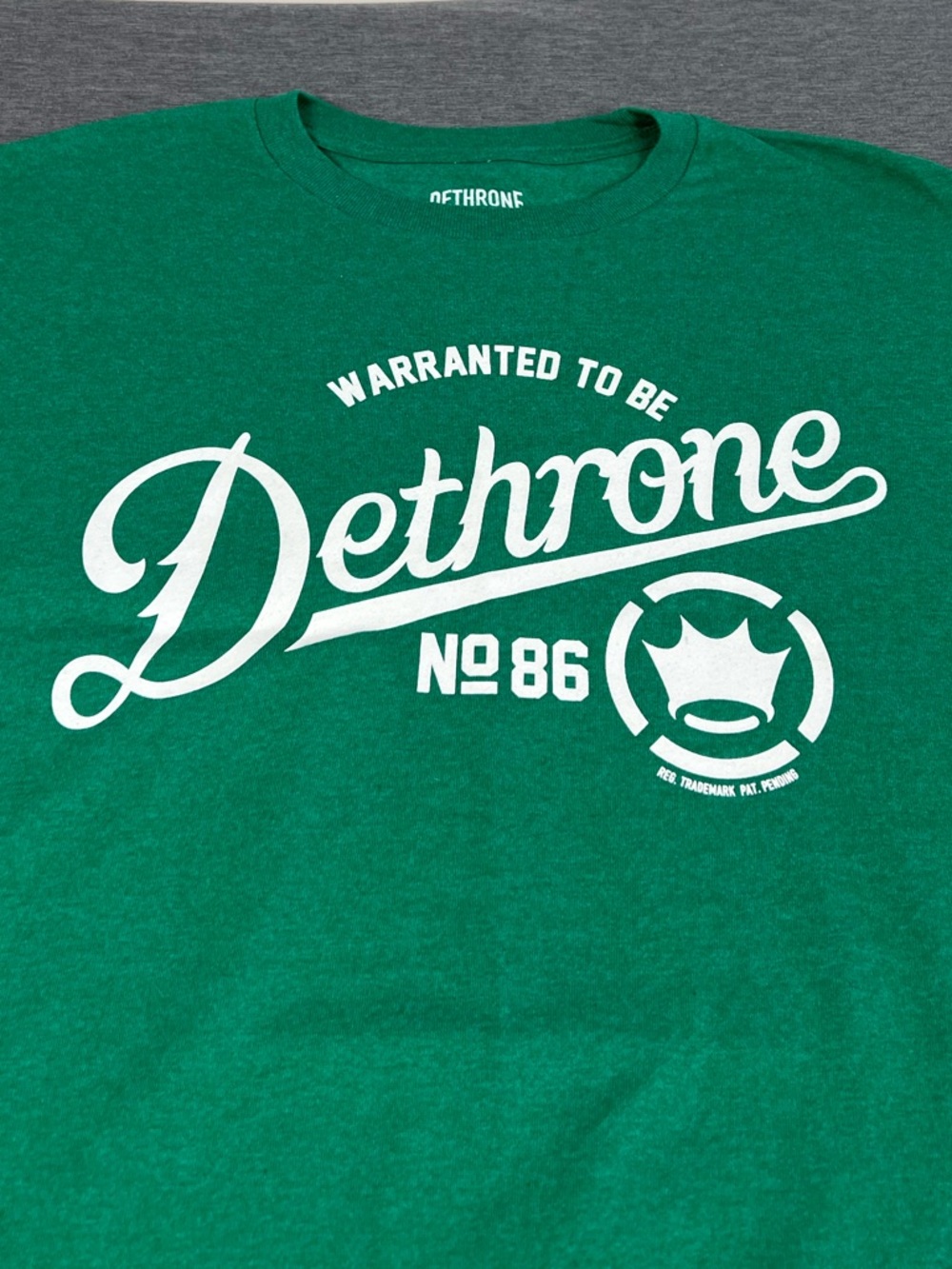 Dethrone UFC Green Graphic Tee